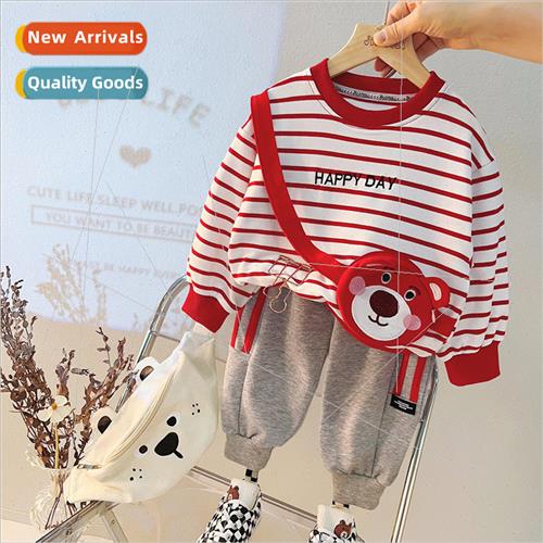 Girls boys fall dress dress 适用eign  female baby cute suit