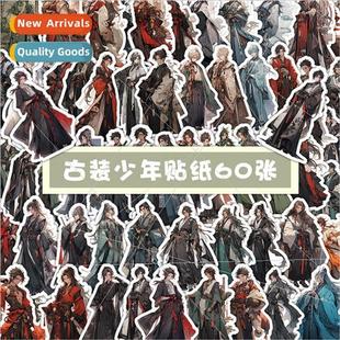 60 ancient costume juvenile stickers Chinese  immortal juven
