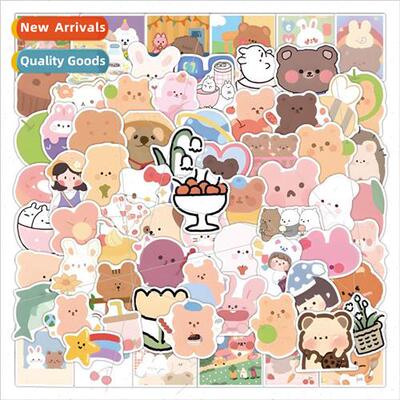 50 2 cartoon Korean bear cute stickers DIY laptop cell phone