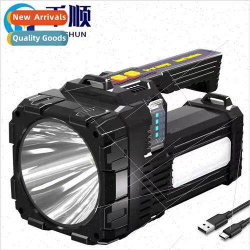 New P50 red and blue light warning portable light searchligh