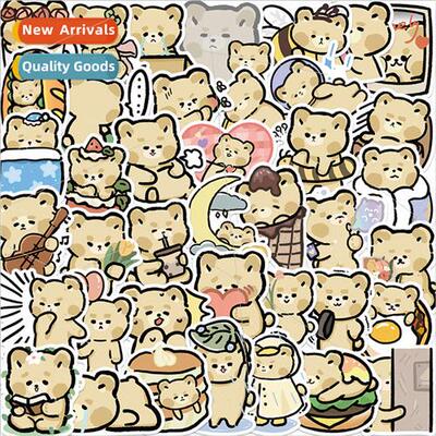 40 cartoon cute bear graffiti stickers can be decorated lugg