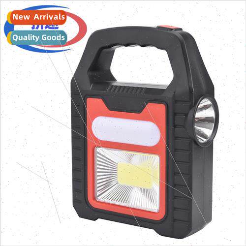 Solar camping light USB rechargeable searchlight overhaul li