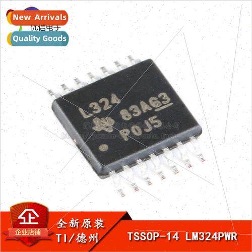 al Genuine SMT LM324PWR TSSOP-14 Quad Operational Amplifier