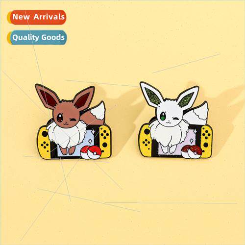 Pokémon metal badge Japanese anime Pokémon game console mo