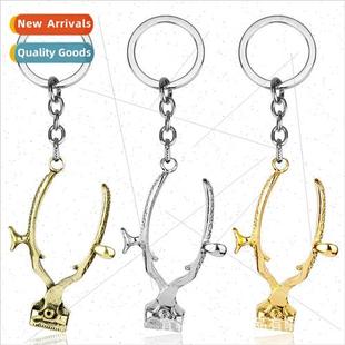cut blow alloy Popular creative wash keychain person jewelry