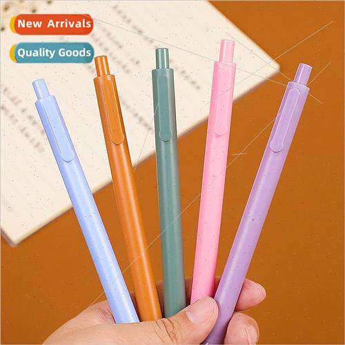Minimalist Macaron Color Push Pen Morandi Bullet Point Neutr