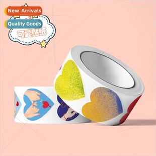 Day heart shaped Rolls stickers Valentines love gif