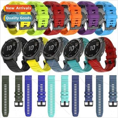 适用 Garmin Fenix6X 6 6S Quick Release Silicone Strap Fenix5