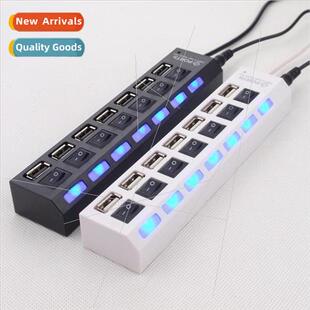 Hi-Speed USB seven ports with independent switch to expand t