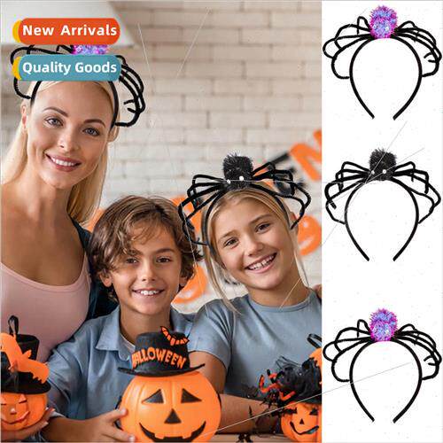 New Halloween spider hair bands adult childrens costume part
