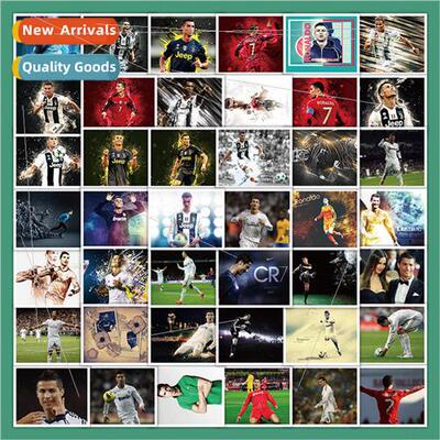 52 soccer star C o stickers World Cup Ronaldo around the pho