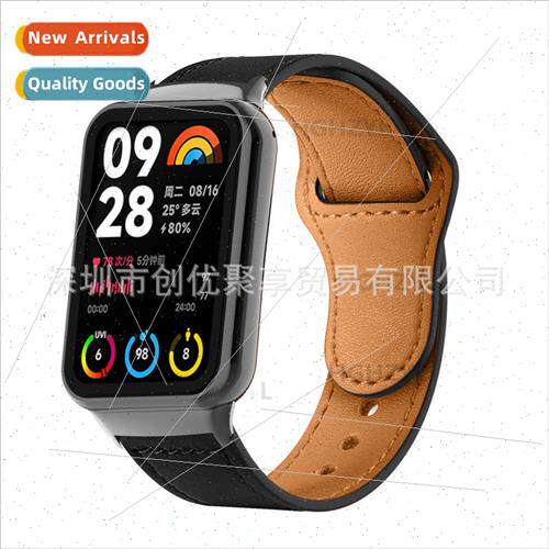 适用 Xiaomi bracelet 8PRO strap leather Xiaomi bracelet 8pro