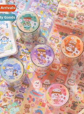 Duct tape Soft Wandering Journey Cute Girl Heart Guca Diary