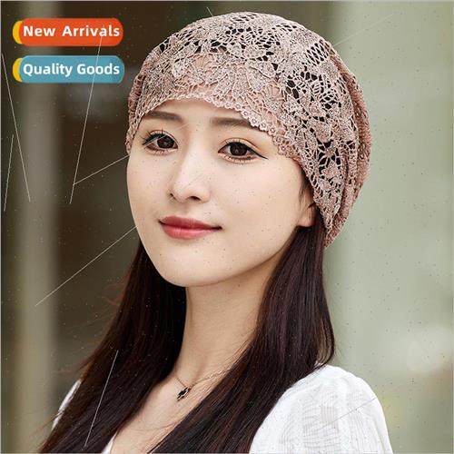 Four seasons ladies home thin section breathable moon hat fa