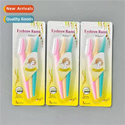 Eyebrow Shaving Razor with Handle Stainless Steel Shaving Ra