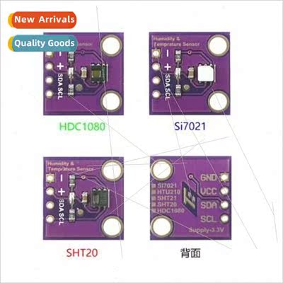 GY-213V- HDC1080/SI7021/SHT20 High Accuracy Temperature and