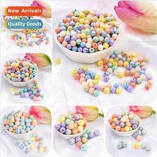 acrylic accessories colorful round handmad DIY beads jewelry