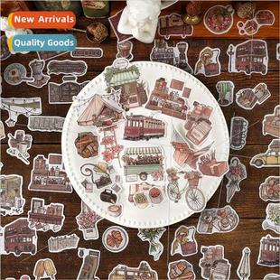 paper anci retro pack sticker and series earth again Love