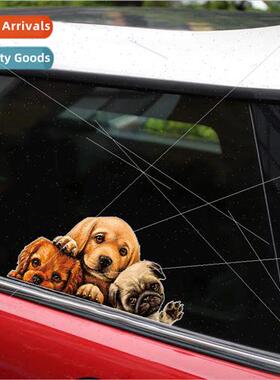 Dog car stickers body decoration personality creative scratc