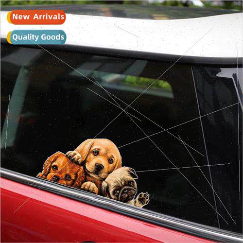 Dog car stickers body decoration personality creative scratc