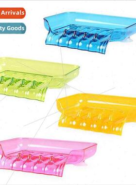 No punch soap box soap box draining suction cup wall mounted