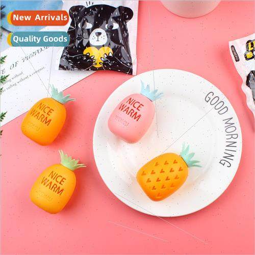 Winter cute pineapple hand warmer can replace the core warm