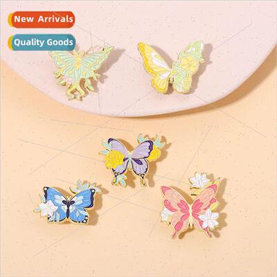 Creative flowers glaze lilies dazzling color butterfly styli