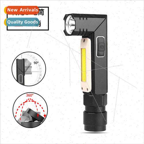 Flashlight USB Rechargeable COB Pen Shape Work ght Magnet Pe