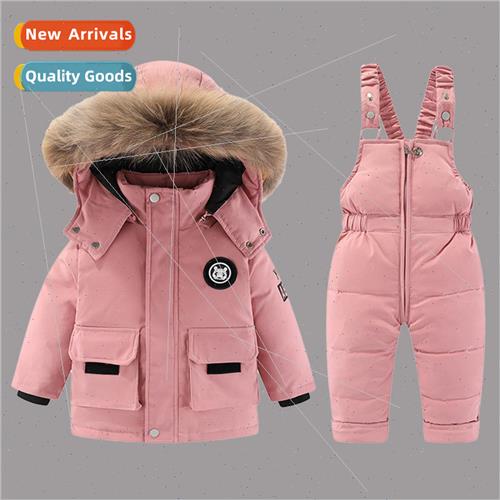 Baby down jacket suit Korean  of the boys and girls down cot