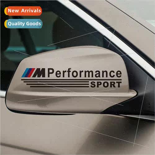 适用 BMW rearview mirror stickers car motorcycle new English