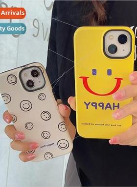 INS  white background full screen smiley face 适用 iPhone13