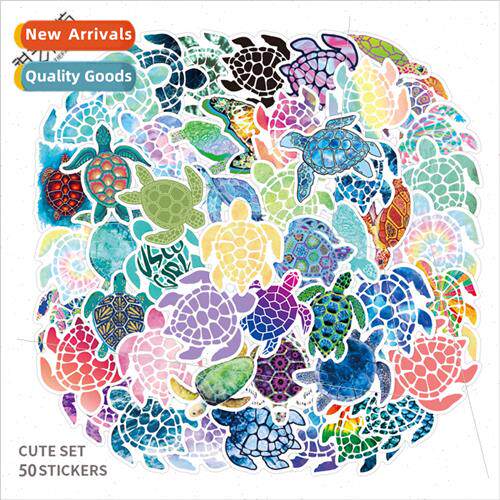 50 creative colorful turtle small animal graffiti stickers l