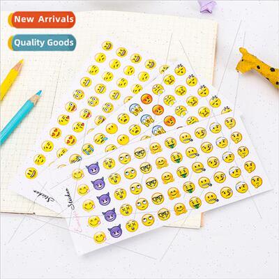 Laughing and crying face expression goo card vintage sticker