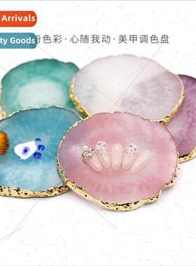 Nail art Japanese palette onyx gold edge palette crystal edg