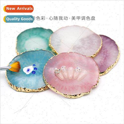 Nail art Japanese palette onyx gold edge palette crystal edg