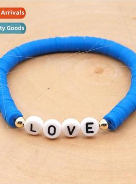 Bohemian  handmade beads solid color soft pottery piece impo