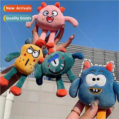 Creative cartoon quirky big-eyed little monster plush toy pe