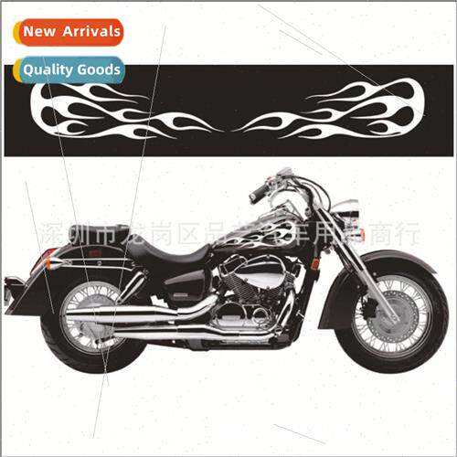 X-229 motorcycle flame gas tank and fender decals decals fla