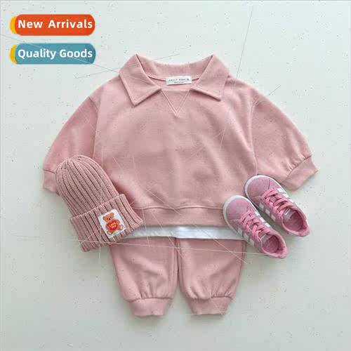Girls suit 2022 fall childrens 适用eign  sports childrens fr