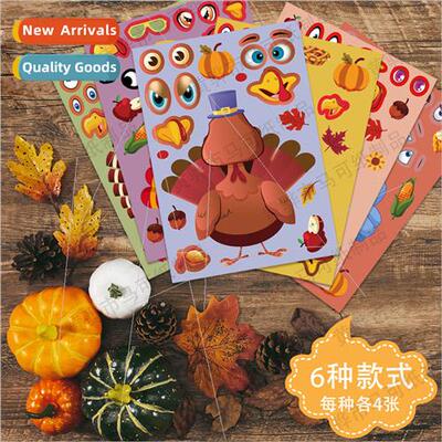 Thanksgiving Stickers Thanksgiving Party Supplies Labels Tur