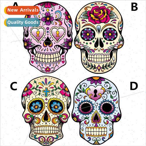Car Stickers Ghost Head Car Stickers Mexico Printing Colorfu