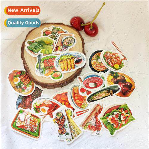 47 watercolor hand-painted food literary girl handbook mater