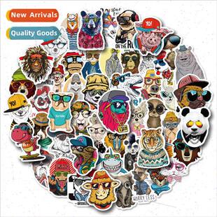 50 fun animal stickers educational toys 适用 young children