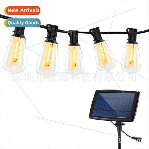 Solar ST38 Pear Shape Bulb 2700K Warm USB Rechargeable Outdo