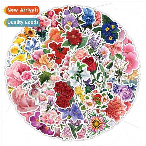 60 Flower Cartoon Doodle s Decorate Scooter Organizer Car De