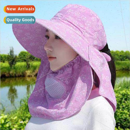 Summer large-brimmed sun hat dry farm work tea-picking cap c