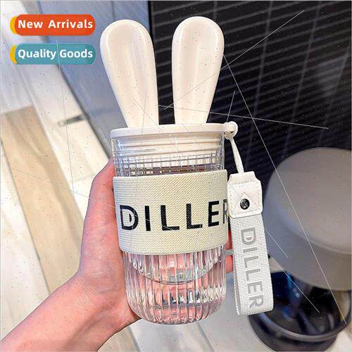 High-value water cup Ms. new rabbit ears cup creative coffee