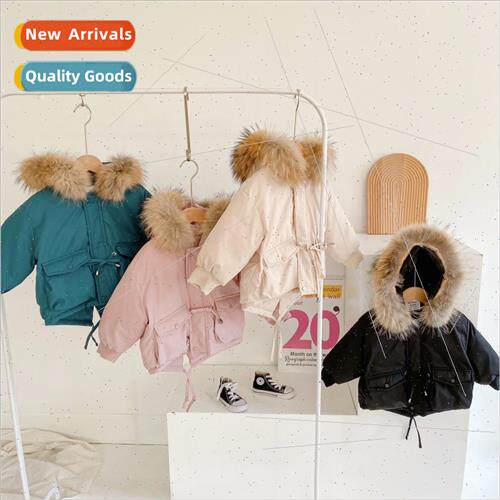 Childrens down jacket 2023 winter children Korean  of thicke