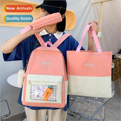 Multi sets of shoulder bags summer new Korean transparent co
