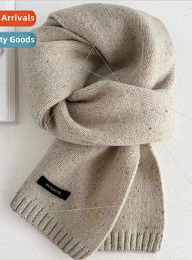 Australias 100% pure wool colorful solid color scarf Korean